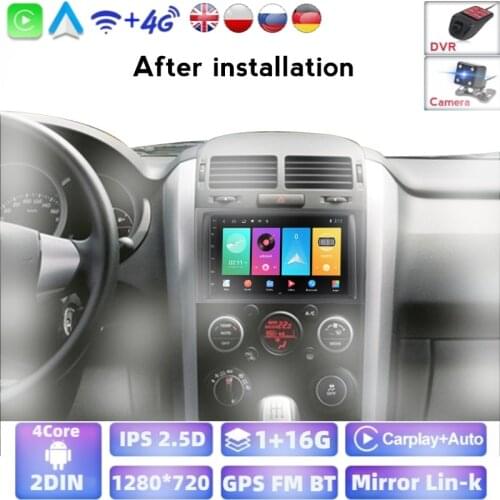 Android 7'' Car GPS Radio For Suzuki Grand 2006 2007 2008 2009 2010 2011 Vitara FM Multimedia Player Stereo NO NO Voice Control