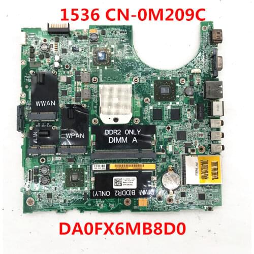 High quality For 1536 Laptop Motherboard CN-0M209C 0M209C M209C DA0FX6MB8D0 100% full Tested