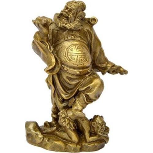 Pure Copper Zhongkui and Ornaments Town House Statues Bronze Statues Crafts Furnishings Home Accessories Feng Shui Supplies