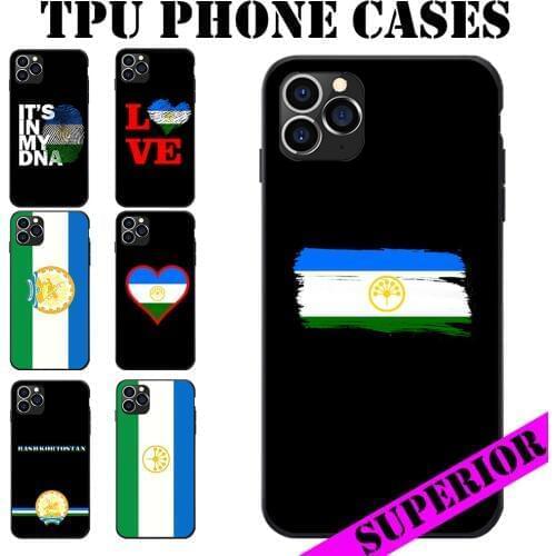 For REDMI 5 6 7 8 T A K20 30 S2 NOTE PRO PLUS Bashkortostan National Flag Coat Of Arms Map Soft TPU Phone Back Cases