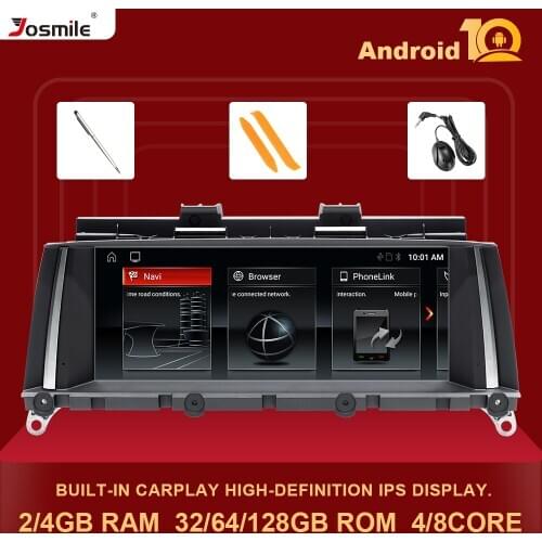 IPS DSP 8Core Android 10 Car Radio Multimedia For BMW X3 F25 for BMW X4 F26 Audio Stereo GPS Navigation Head unit Screen F25 4GB