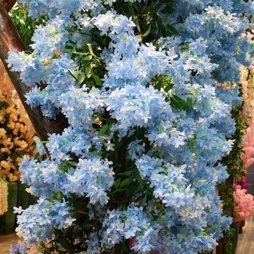 Artificial flower cherry blossom lilac flower wedding flower Branch diy home decoration garden cherry tree accessories