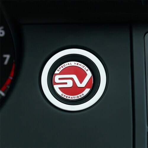 Start button For LAND ROVER RANGE ROVER DISCOVERY VELAR EVOQUE SVO SVR decorative stickers