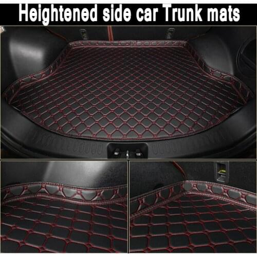 ZHAOYANHUA Custom fit Heightened side car Trunk mats for Mercedes S class W220 W221 W140 W108 W109 W111 W112 W116 W126 280 3