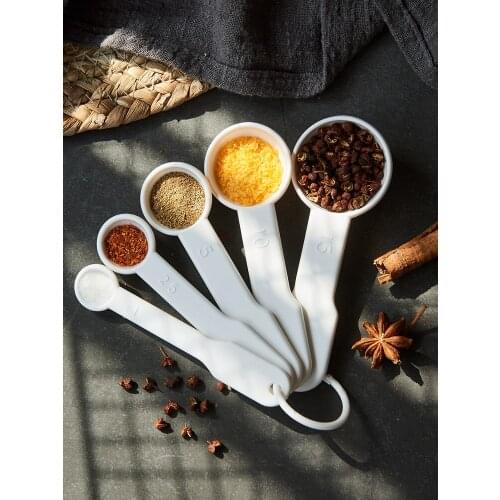 Coffee Measuring Spoon Portable Baking Flour Spoon Milk Powder White Multi Function Maatlepels Kitchen Measuring Tools ED50LJ