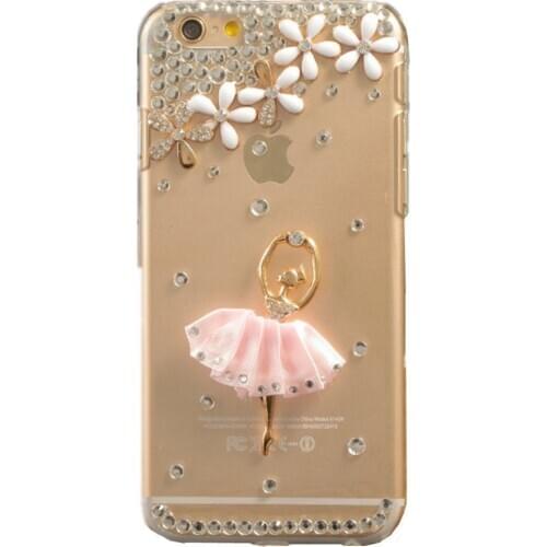 Bling Diamond Glitter Bling Case Cover Shell Phone Case For Iphone 12 11 Pro MAX X XS MAX XR 6s Plus 7 8 Plus 5 5S Case(dancer)