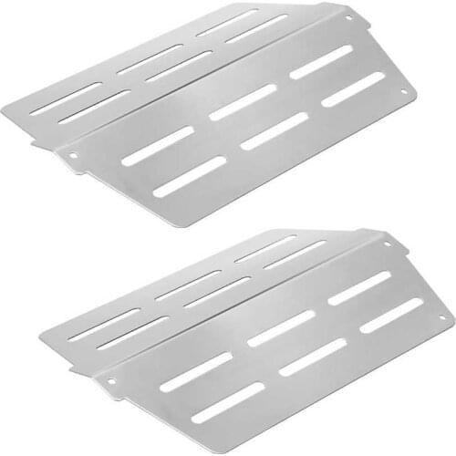 2pcs Barbecue Set Stainless Steel BBQ Gas Grill Heat Plate Tent Replacement for Weber Genesis 300 Series Cookware Accessories