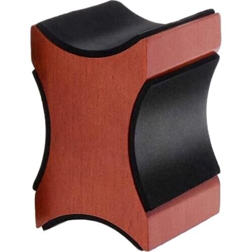 Guitar Neck Rest, Electric Acoustic & Bass Guitar Pillow for Changing Strings, String Instrument Wooden Neck Cradle