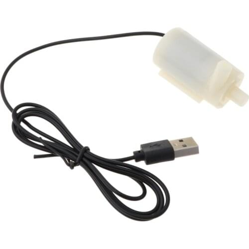 Micro Submersible Water Pump Fish Tanks Aquarium Usb Powered DC 5V 2-3L/min Charger Mini Motor Water-pump Accessory
