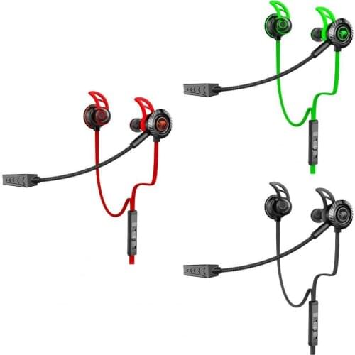 RX1 Wired Earphone High Fidelity Sensitive Dual MIC 3.5mm Gaming HiFi In-ear Earbud for Calling