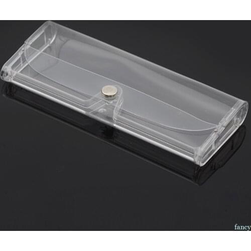 Stylish Transparent Eye Glasses Sunglasses Soft Case Box Portable Protector Holder