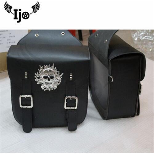 Alforjas para moto saddle bag for Vespa benelli harley softail sportster mochila moto backpack sacoche moto motorcycle bag