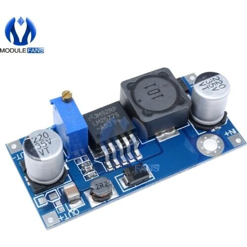 Super LM2577 DC-DC Booster Boost Power Supply Module Output Adjustable Step Up Module Board ACS712ELC DC 5V 5A
