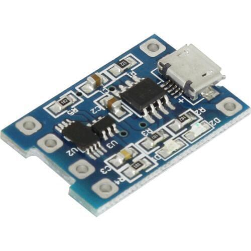TP4056 Charge And Discharge Power Protection Module Over Current Over Voltage Protection Module 18650 MicroUSB