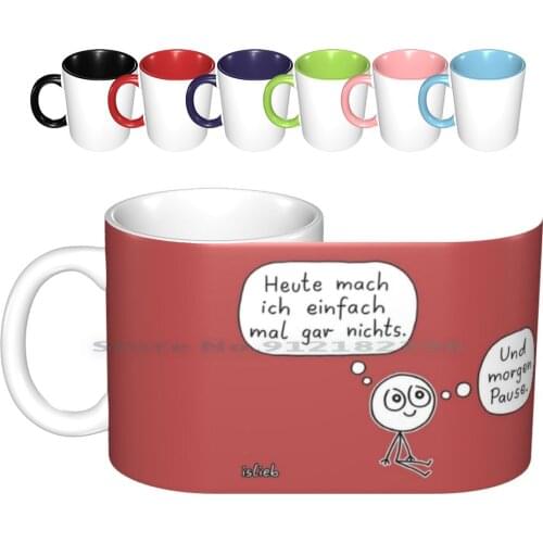 Weekend Plans Ceramic Mugs Coffee Cups Milk Tea Mug The Weeknd Break Take A Rest Stress Do Nothing Lazy Idleness Relax Quiet