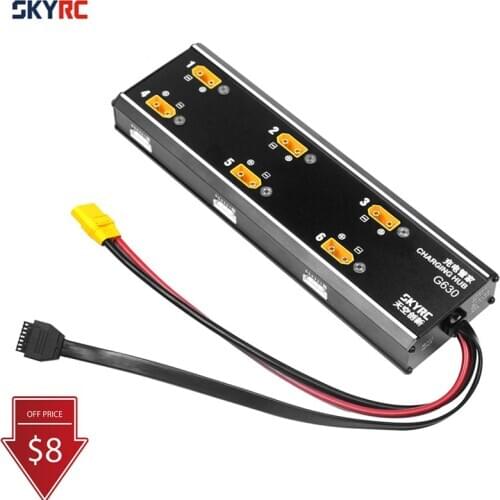 SKYRC G630 Charging Hub Charging Management System Paired PC1080 Charger for Drone/Agricultural Drone Batteries 6 in 1