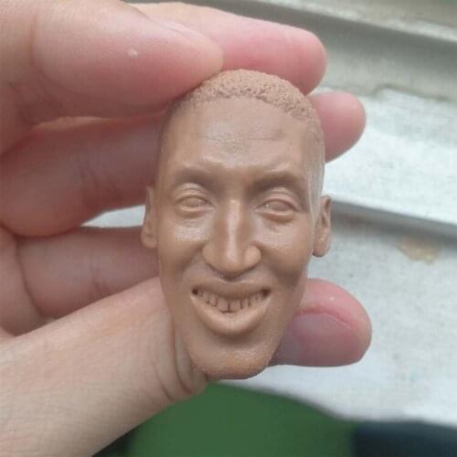 1/6 Scottie Pippen Unpainted Head for 12''Action Figures Bodies