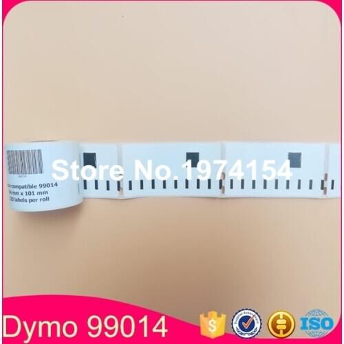 200 Rolls Free Shiping Dymo 99014 Label Compatible Etiketten 54*101mm for LW450Turbo Adhesive Thermal Sticker