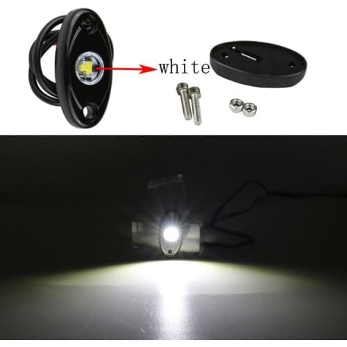 4Pcs/set LED Rock Lights Waterproof LED Neon Underglow Light for Car Truck SUV Offroad Boat C45