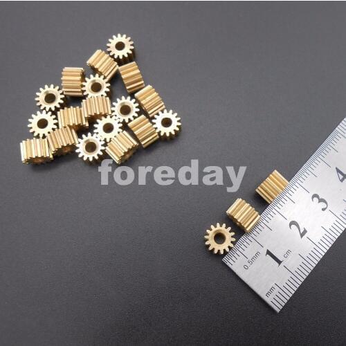 500PCS 0.3M 0.4M 0.5M Custom gear Brass spur custom-made Model 0.5 Modulus 7 8 9 10 12 ...Teeth Customized wholesale sample demo