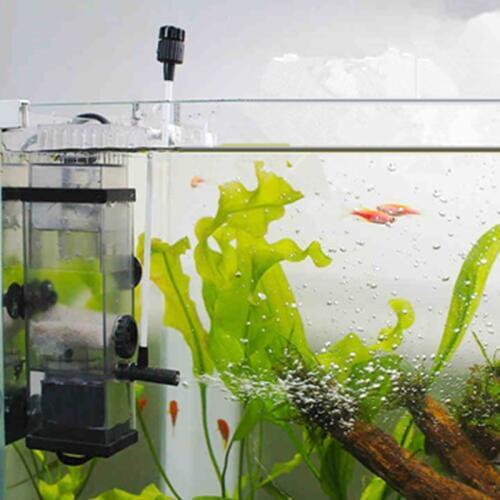 220V Aquarium Oil Film Remover Water Surface Protein Skimmer Filter for Fish Tank Filtro Aquario Sponge Filter Oxygen Flow Pump