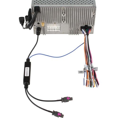 DVD GPS Radio Installation Two Ways Antenna Adapter Fakra to DIN Adapter Connect Cable for Audi VW BMW Benz Peugeot