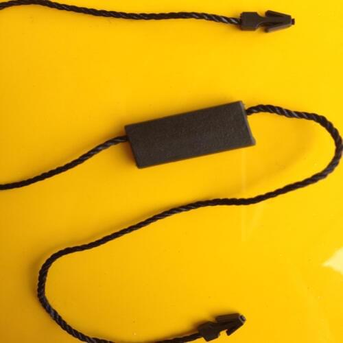 Free shipping 100pcs/lot waterproof hang/seal tag string cord for garment/bag/clothing/home textile/shoe/toy/earring customized