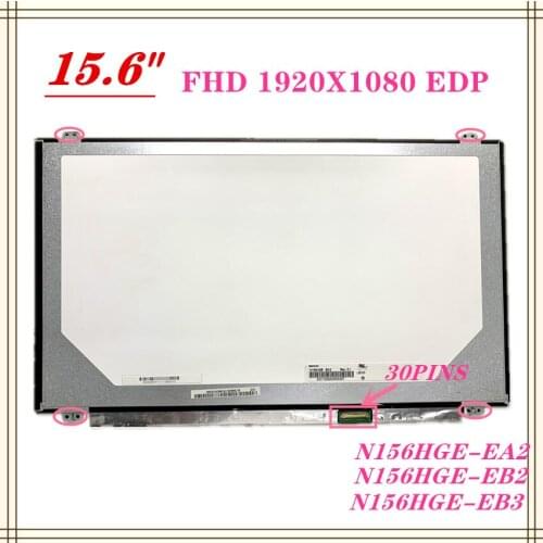 FREE SHIPPING B156HTN03.0 FIit B156HTN03.1 5 6 HB156FH1-301 401 N156HGE-EA1 LCD Screen 1920*1080 EDP 30 pins
