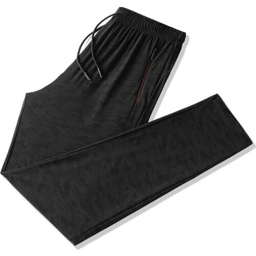 2021 Men Camouflage Ice Silk Pants Men Large Size Sporting Trousers Fashion Mens Thin Cool Summer Camo Sweatpants Male 8XL 9XL