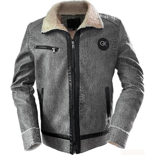 BVCHAJ Men's Faux Leather Jackets