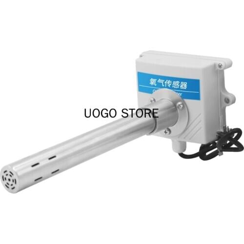 Pipeline Oxygen Sensor 485 Combustion-supporting Combustible Gas Laboratory Industrial Fresh Air Detection O2 Transmitter