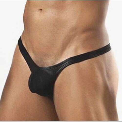 Hot sale men sexy silky thongs underwears mens bokini thongs gay man pouch underwears male T-back underpants