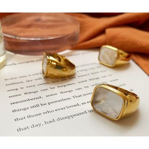 Rings for Women Retro Light Luxury Fashion Geometry Exquisite Simplicity Party Accessories Jewelry Wholesale