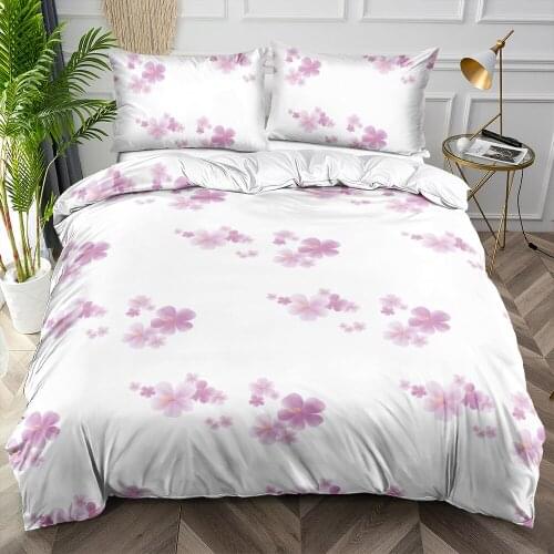 Fashion Flower Duvet Cover Sets Floral Design Bedding Set Quilt Covers Pillow Shams Double Single King Sizes Custom Bedspreads