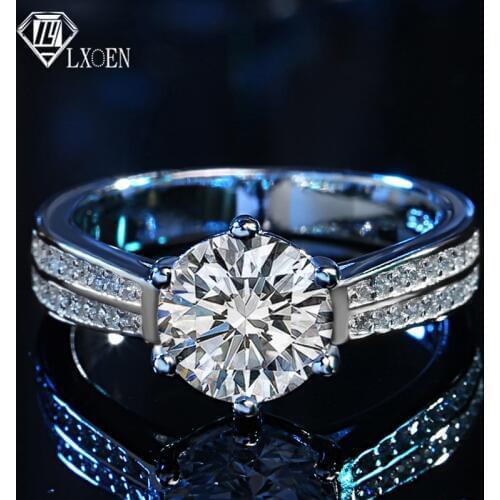 LXOEN Rings With Cubic Zirkonia For Women