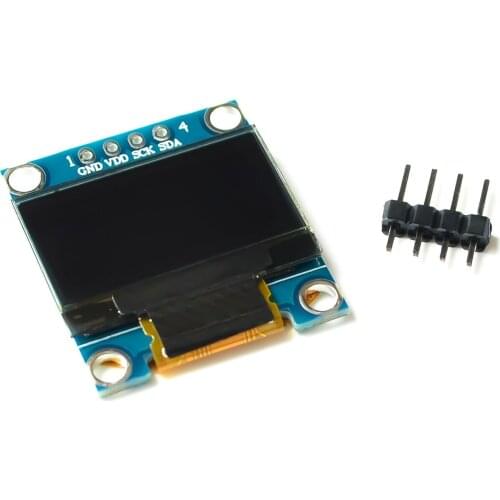 10pcs/lot White Blue color 128X64 OLED LCD LED Display Module For Arduino 0.96 I2C IIC Serial new original with CaseI