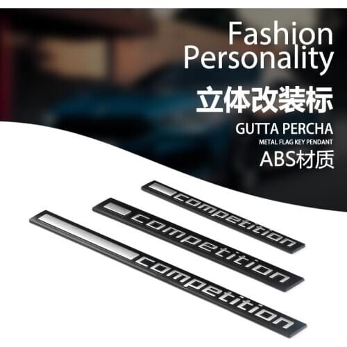 Car Sticker For M POWER COMPETITION Emblem Trunk Decal for BMW Thunder Edition M1 M2 M3 M4 M5 M6 M7 X3 X4 X5 X6 Accessories