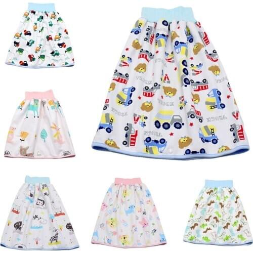 Baby Infant Children Waterproof Diaper Skirt Washable Reusable Urine Pad Shorts P31B