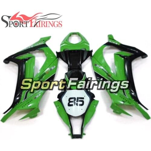 Complete Fairing Kit For Kawasaki Ninja ZX10R ZX-10R 11 12 13 14 15 Injection ABS Motorcycle Fairing Kit Cowling Green Black 85