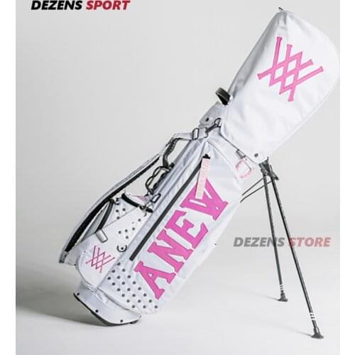 DEZENS Pink Jelly Stand Bag Golf Stand Bag with two caps