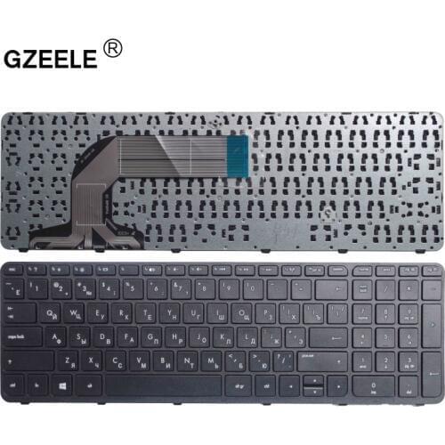 GZEELE RU Russian Keyboard FOR HP Pavilion 17-e062sr 17-e063sr 17-e064sr 17-e065sr 17-e100sr 17-e102sr 17-e103sr 17-e104sr frame