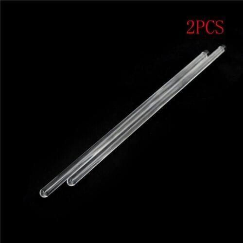 2pcs 6*200mm Glass Stirring Rod For Lab Use Stiring Stirrer Laboratory Transparent School Glass