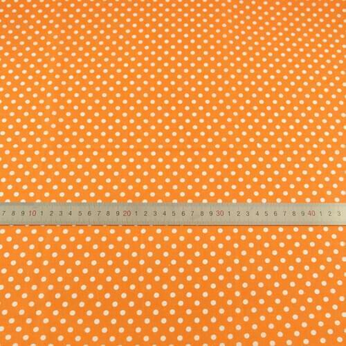 Booksew 100% Cotton Fabric Dark Orange Colour Home Textile DIY Doll Cloths Tildas for Beginners Practice Fat Quarter Dress CM