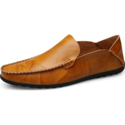 2021 Patent Leather Men Casual Shoes Italian Men Loafers Moccasins Slip on Mens Flats Breathable Hollow Out Male Driving Shoes