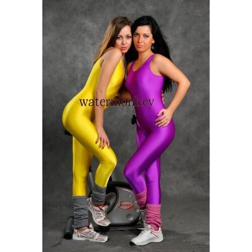 Adults Spandex Sleeveless Bodysuit Unitard Gymnastics Ballet Dance jumpsuit Costume for girls