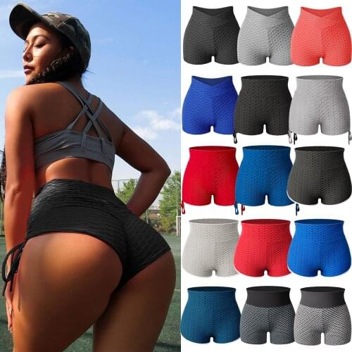 KIWI RATA Women Yoga Biker Shorts Ruched Butt Sport Pants Gym Scrunch Ruched Running Workout Fitness Active Butt Lifting Shorts