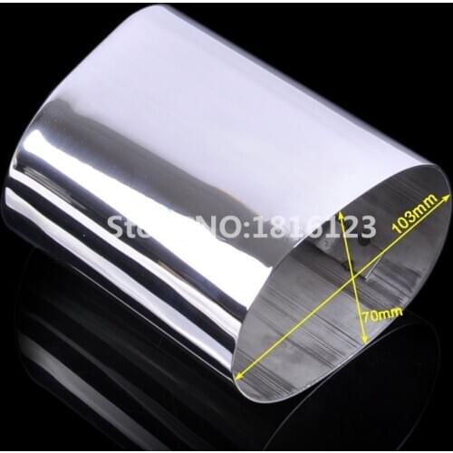 1pcs High quality Stainless Steel Car Exhaust Muffler Tip Pipes for BMW X1 E87 E90 E91 E92 E93 318i 318d New Auto Accessories