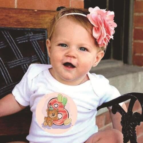 K1KC 12 Pcs Month Sticker Baby Photography Milestone Memorial Monthly Newborn Kids Commemorative Card Number Photo Props