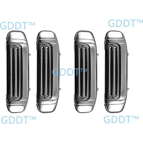 Chrome V32 V33 Door Handle for Pajero 2 Black Door Bar for Montero V31 V43 1989-1999 Door Pedal 6470 6473 2030