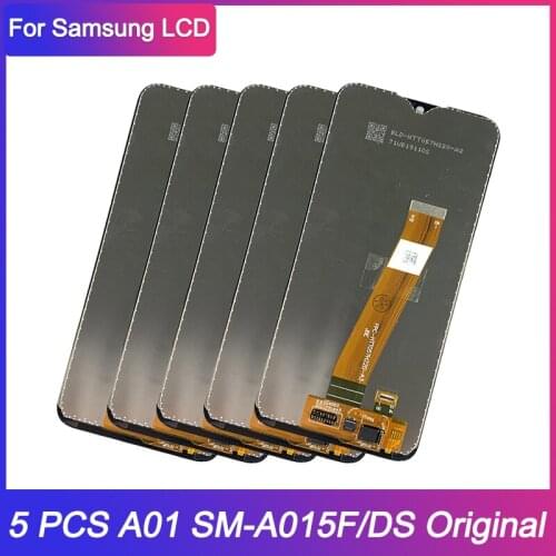 5 Piece/lot A015 LCD For Samsung Galaxy A01 LCD Display A015F A015G A015DS Touch Screen Digitizer Assembly For Samsung A01 LCD
